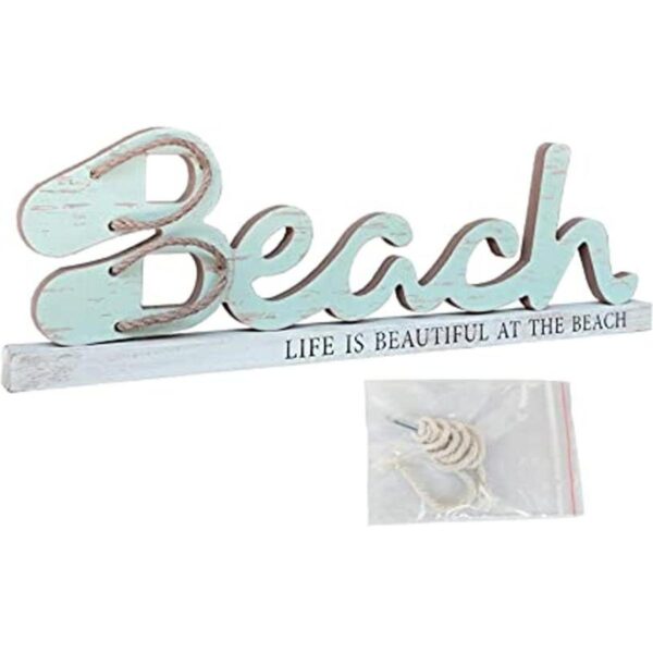 Letrero de playa para colgar en la pared decoración_1