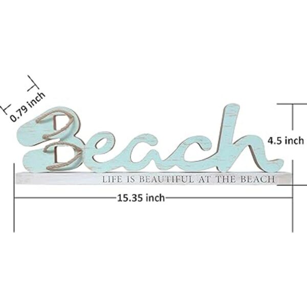 Letrero de playa para colgar en la pared decoración_5