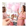 Juego de 38 tarjetas de rafa de baby shower para niñas_5