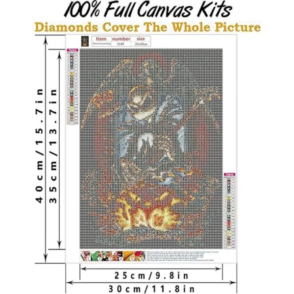 Kit de pintura de diamantes 5D para Halloween por números