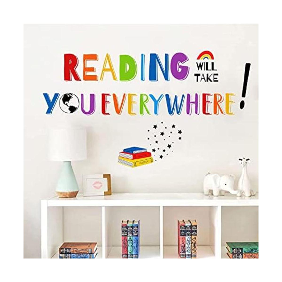 Mfault Reading Will Take You Everywhere Calcomanía de