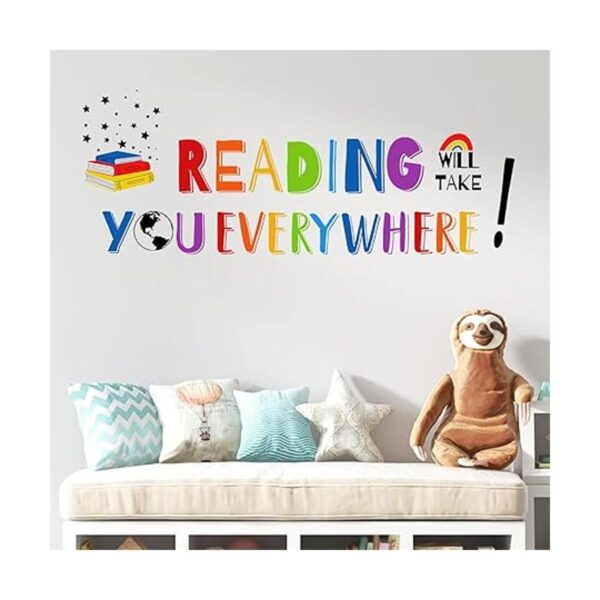 Mfault Reading Will Take You Everywhere Calcomanía de