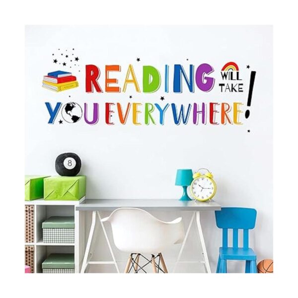 Mfault Reading Will Take You Everywhere Calcomanía de
