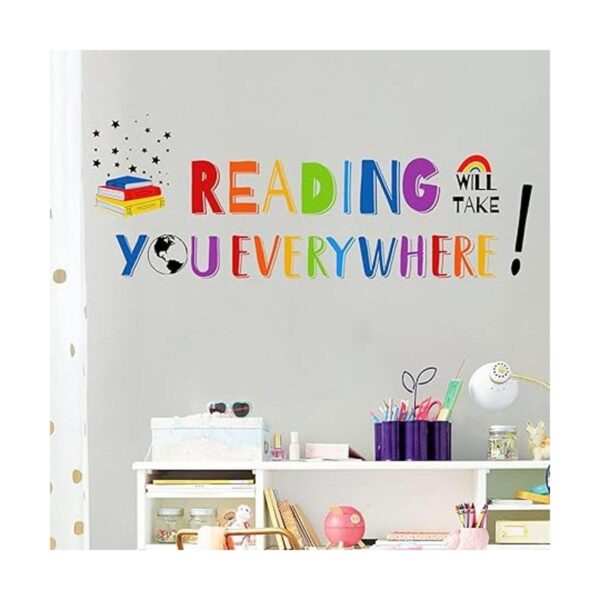 Mfault Reading Will Take You Everywhere Calcomanía de