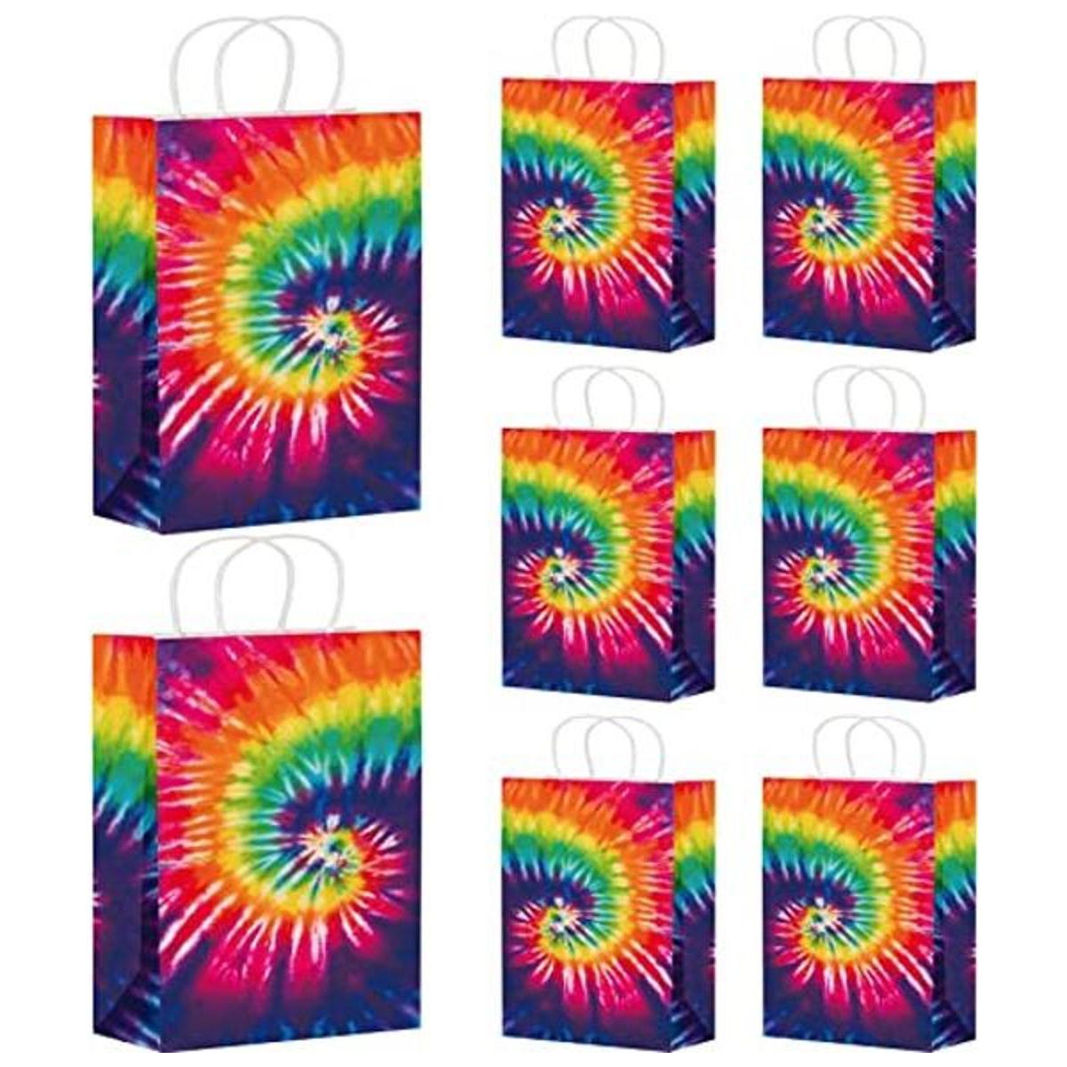Outus 24 bolsas de regalo de teñido anudado bolsas de