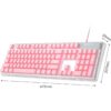 Teclado para juegos teclado para juegos con cable