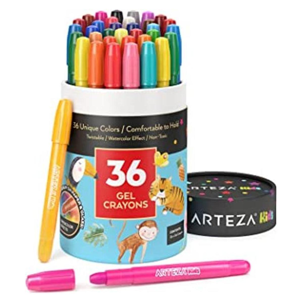 Arteza Kids Crayones de gel 36 unidades crayones