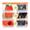 JanYoo Bolsa de alimentación de heno de conejo para jaula_4
