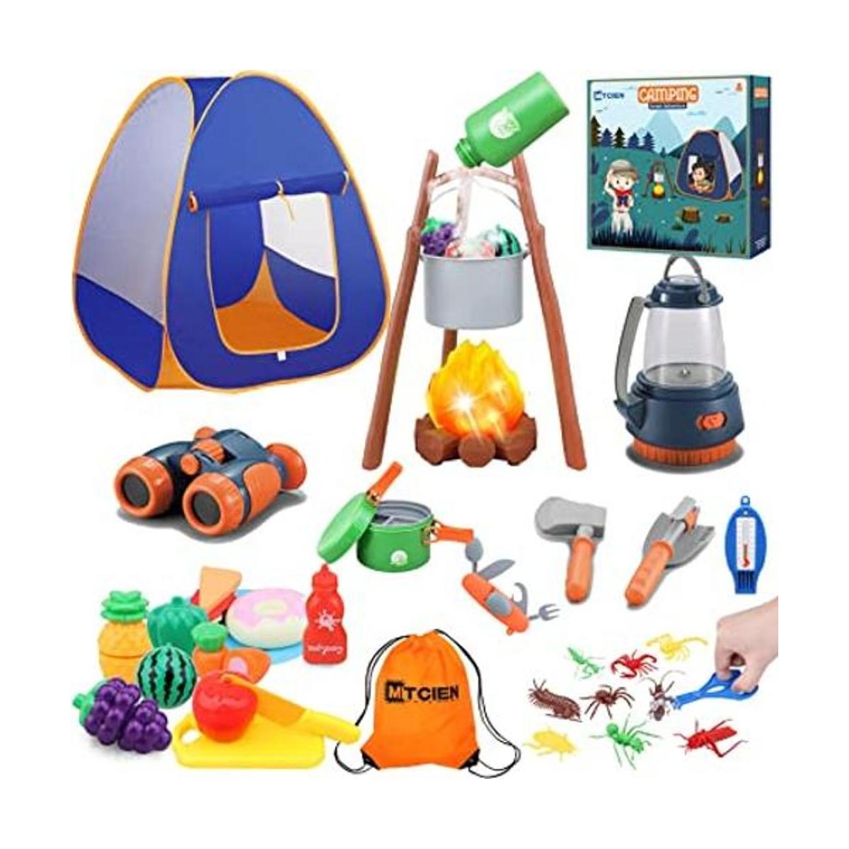 MITCIEN Juego de juguetes de campamento para niños