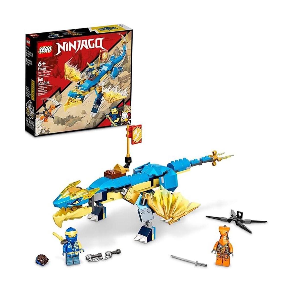 LEGO NINJAGO Jays Thunder Dragon EVO 71760 Juego con un