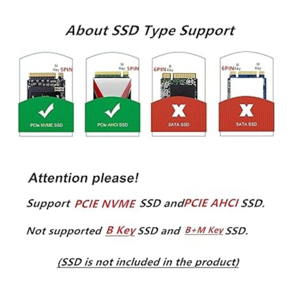 ACTIMED Adaptador PCIe NVMe M.2 SSD a PCIe potente_3