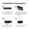 ACTIMED Adaptador PCIe NVMe M.2 SSD a PCIe potente_4