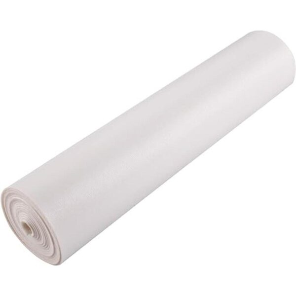 HGUAN Piel sintética blanca de color liso liso de 12 x 53_3