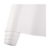 HGUAN Piel sintética blanca de color liso liso de 12 x 53_1