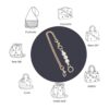 LDKJ DIY resistente con cuentas de imitación de perlas
