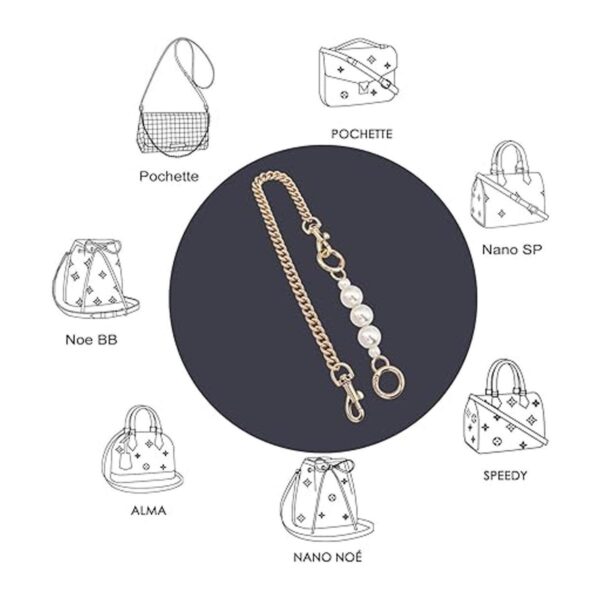 LDKJ DIY resistente con cuentas de imitación de perlas