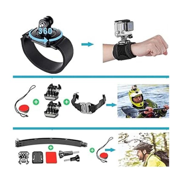 TANSUO Kit de accesorios para GoPro Hero 10 9 8 Max 7 6 5_6