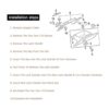 Guantera con compartimento para puerta 15924033 compatible