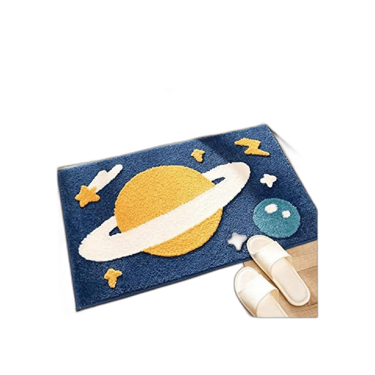 Alfombra de baño bonita alfombra de baño espacial
