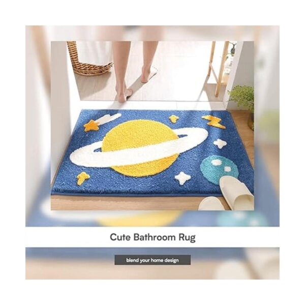 Alfombra de baño bonita alfombra de baño espacial