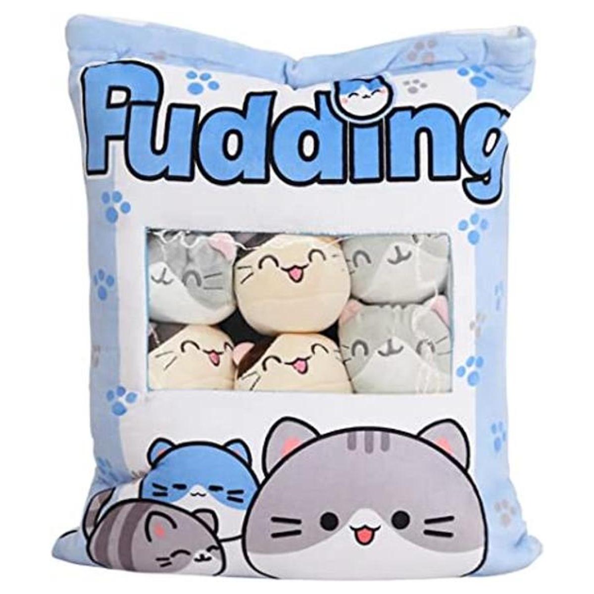 Nenalayo Linda almohada decorativa de gatito de peluche