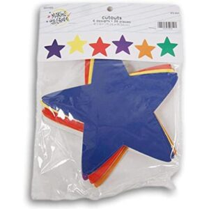 Star Cutouts Tablero de anuncios con forma de_1