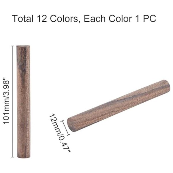 PH PandaHall 12 colores de madera en blanco bloques de_4