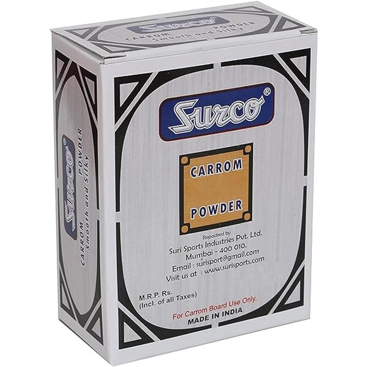 Surco Professional Carrom Board Polvo para Carrom Board