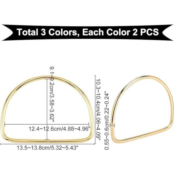 PH PandaHall Asas de repuesto de 3 colores 6 asas de_5
