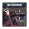 Llave ajustable con tratamiento térmico para tornillos de