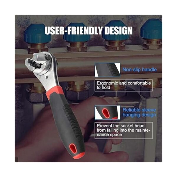 Llave ajustable con tratamiento térmico para tornillos de