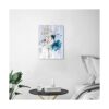 Arte decorativo de pared de baño con flores y azules_3