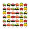 ArtCreativity Anillos de fruta para niños juego de 48_1