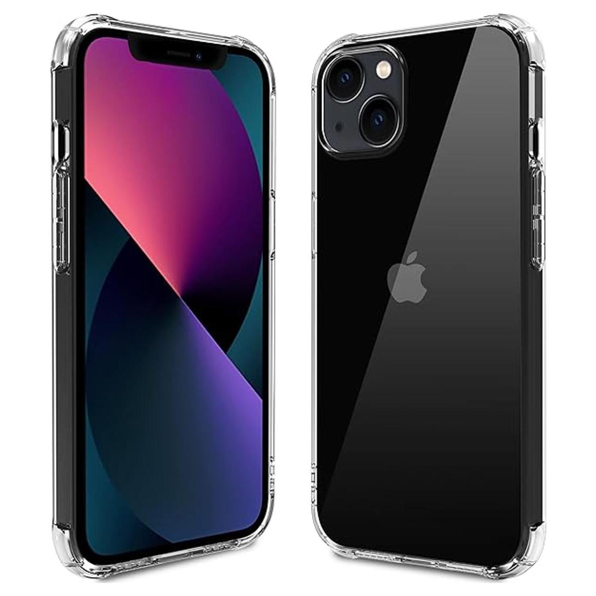 VAKS Carcasa transparente compatible con iPhone 13