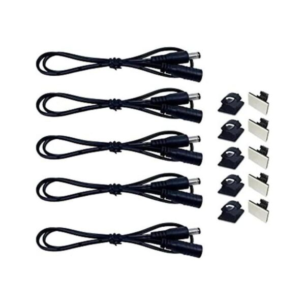 Litever Cable de puente de extensión negro 20 pulgadas_1