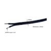 Litever Cable de puente de extensión negro 20 pulgadas_3