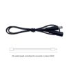 Litever Cable de puente de extensión negro 20 pulgadas_2