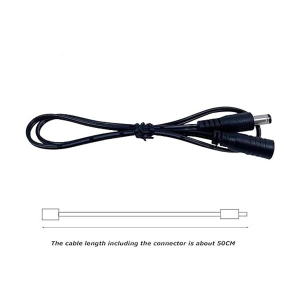 Litever Cable de puente de extensión negro 20 pulgadas_2