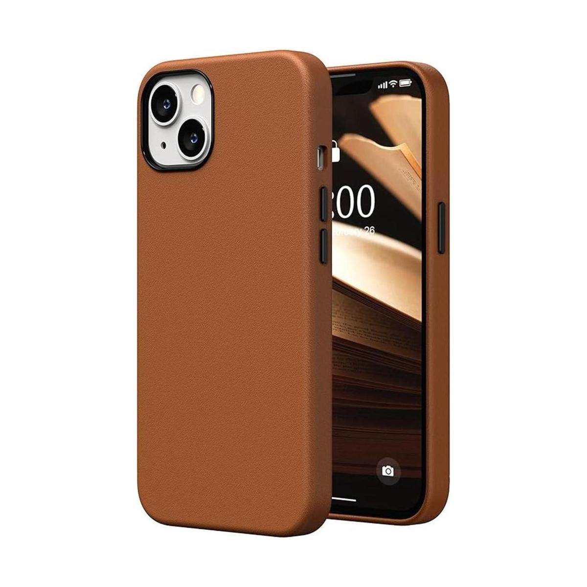 SURPHY Funda de piel sintética compatible con iPhone 13