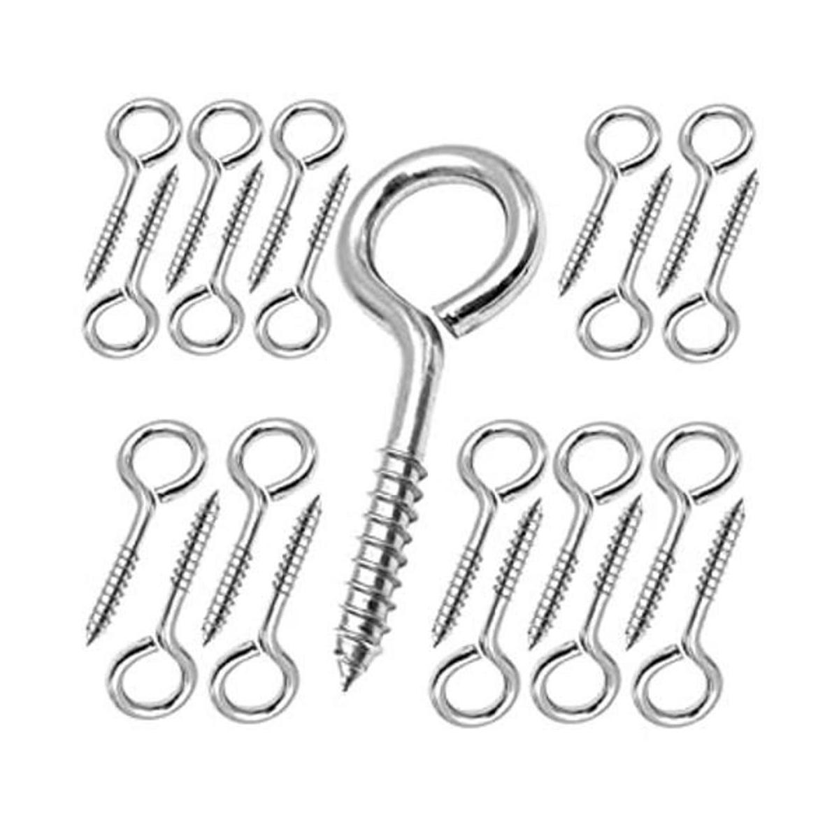 AYSUM 20 tornillos de ojo de 3.2 pulgadas resistentes de