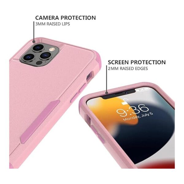 Tksafy Funda diseñada para iPhone 13 Pro Max resistente a_4