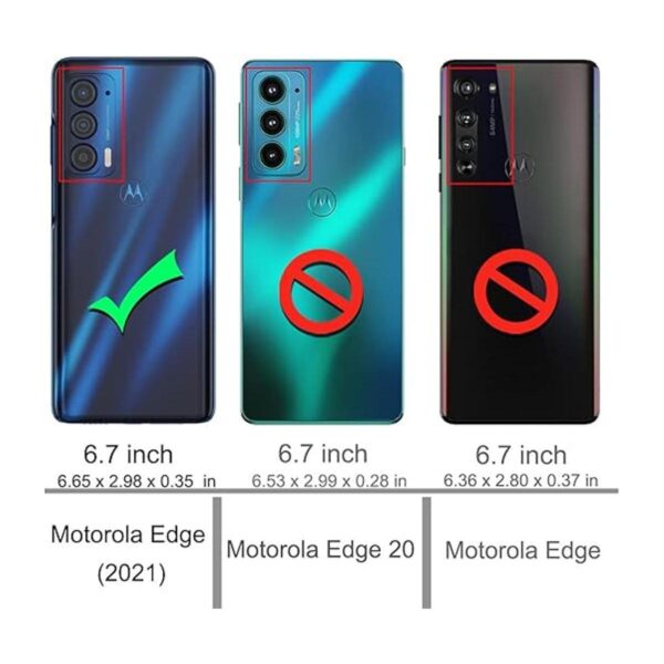 Osophter Funda para Moto Edge 2021 funda para Moto Edge_2