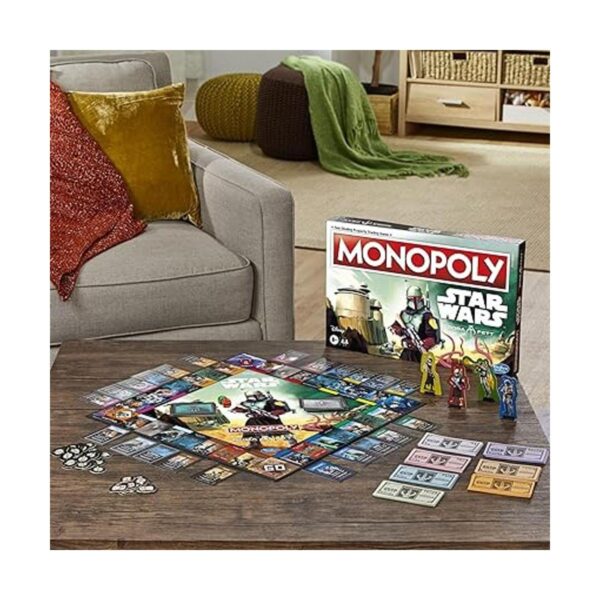 MONOPOLY Star Wars Boba Fett Edition Juego de mesa para_5