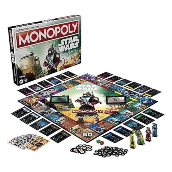 MONOPOLY Star Wars Boba Fett Edition Juego de mesa para_3