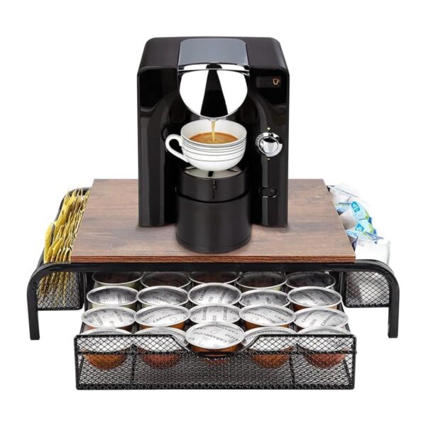 Lyeasw Soporte rústico para cápsulas de café para tazas K_2