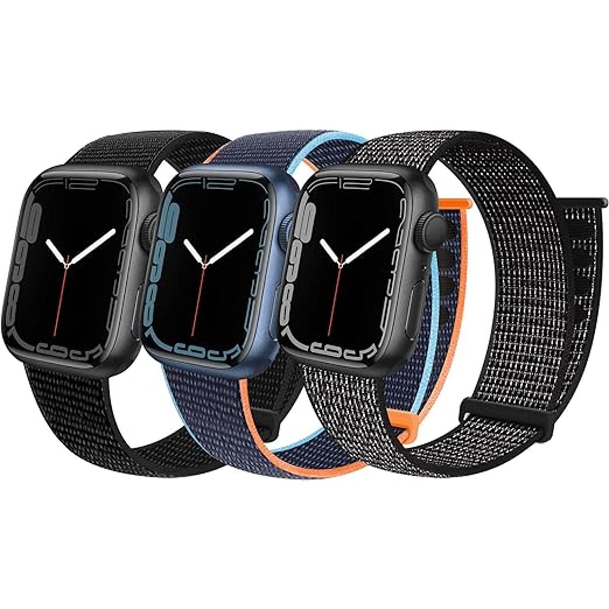 Geoumy Paquete de 3 correas deportivas de nailon
