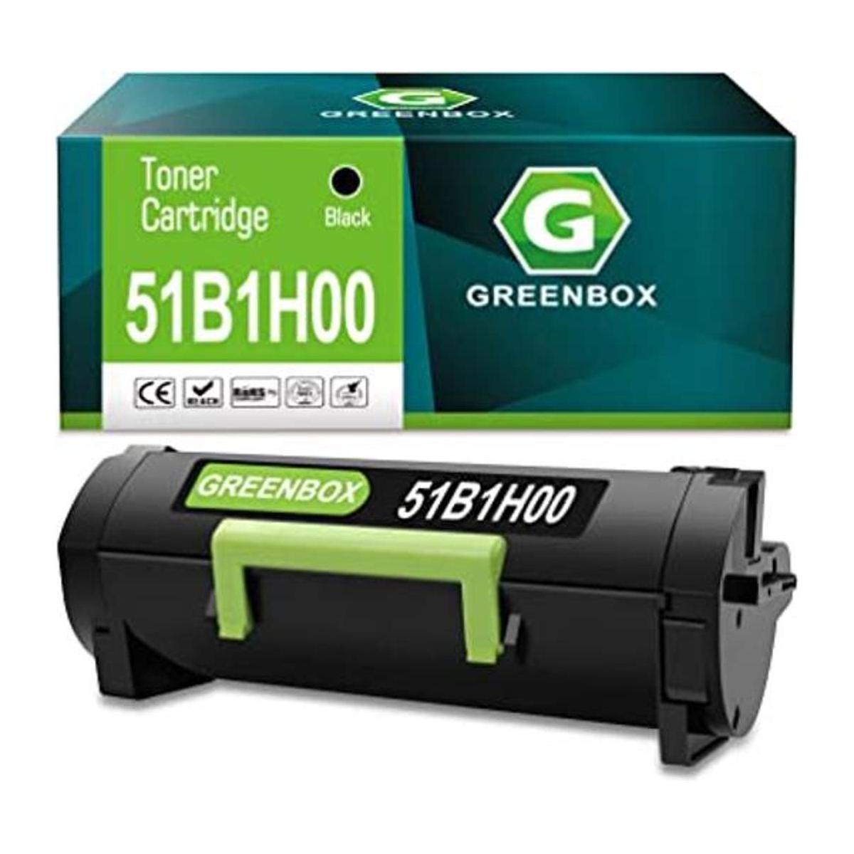 GREENBOX Remanufacture 51B1H00 Cartucho de tóner de alto