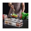 Juego de cajas de condimentos acrílicas 4 piezas de_2