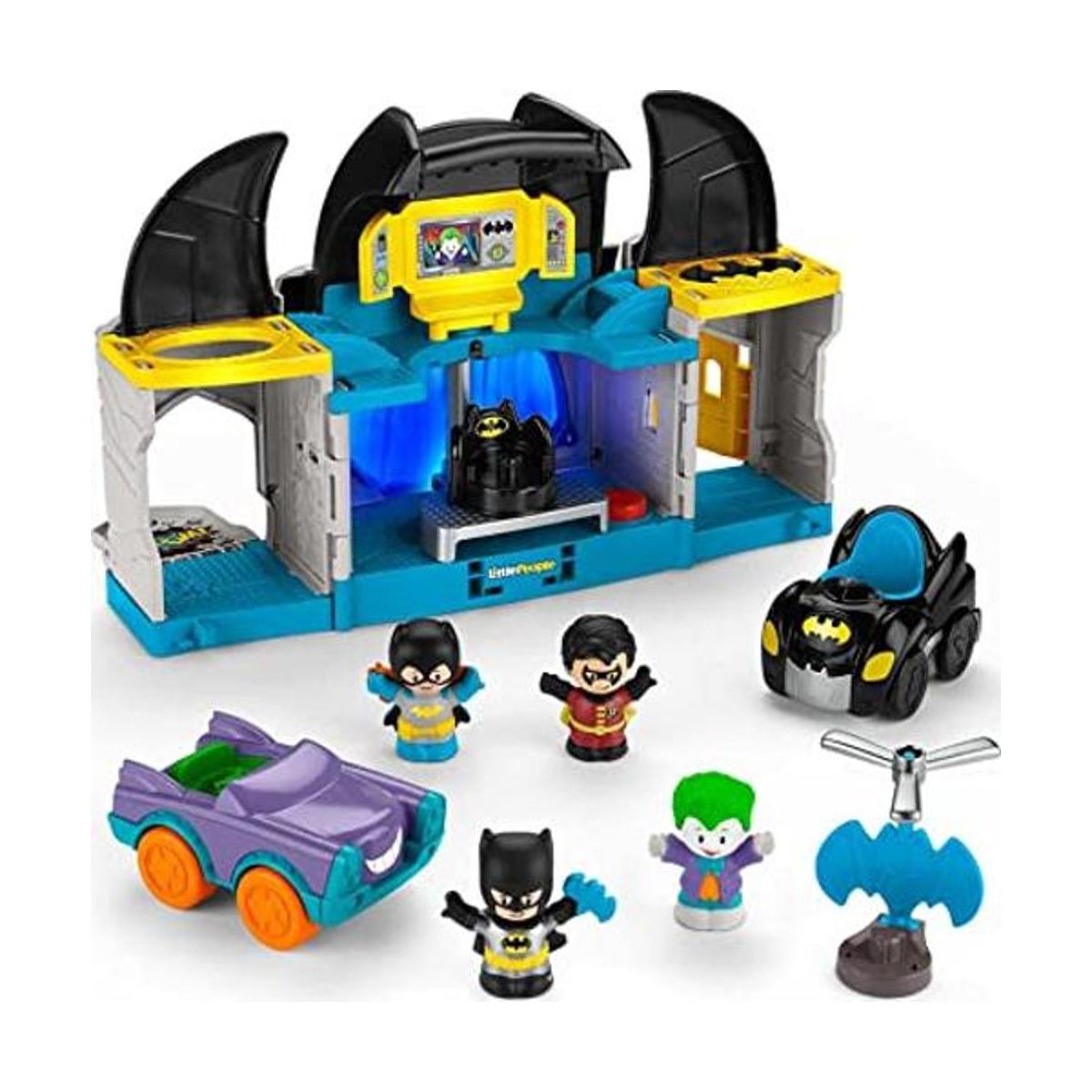 Little People DC Super Friends Deluxe Batcuave juego de