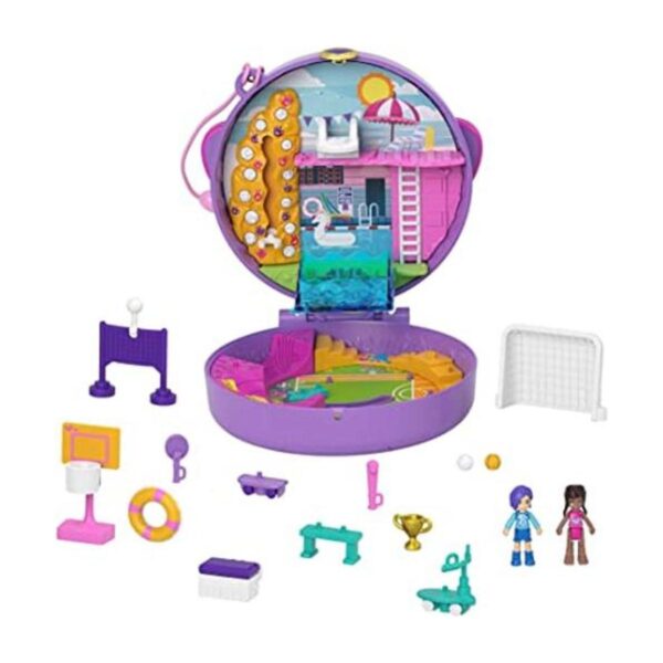 Muñeca y accesorios de bolsillo Polly compactos con_1